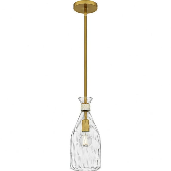 QPP6782BRG-Quoizel Lighting-Govada - 1 Light Mini Pendant-14.5 Inch Tall and 6 Inch Wide-Brushed Gold Finish