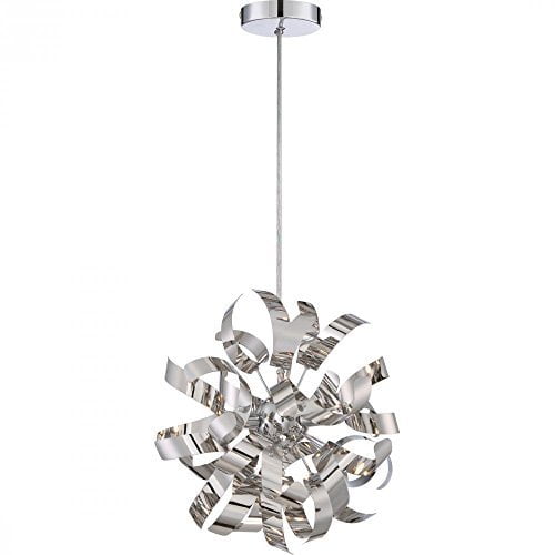 Quoizel RBN1512C Ribbons Mini Pendant - Polished Chrome