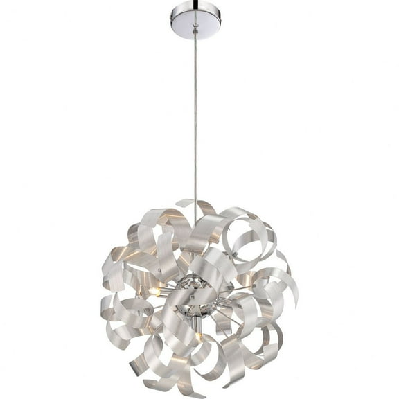 RBN2817MN Quoizel Lighting Ribbons - 5 Light Pendant-Millenia Finish    -Traditional Installation