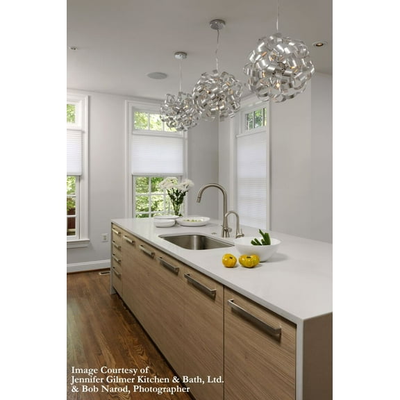 Quoizel RBN2823C Ribbons 12-Light Pendant in Polished Chrome