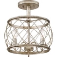 thumbnail image 1 of Quoizel RDY1712CS Dury 12.5" 3-Light Semi-Flush Mount in Century Silver Leaf, 1 of 2
