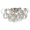 thumbnail image 1 of Quoizel Ribbons Extra Large Flush Mount in White Lustre, 1 of 7