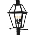 thumbnail image 1 of Rue De Royal 4-Light Earth Black Outdoor Post Lantern, 1 of 4