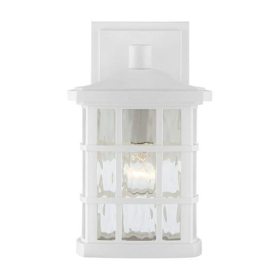 Quoizel SNN8406W Stonington Small Wall Lantern in Fresco