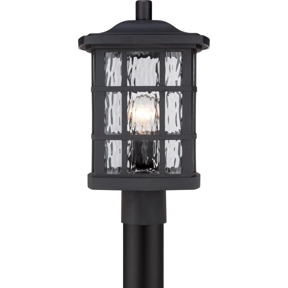 Quoizel SNN9009K Stonington Outdoor Lantern in Mystic Black
