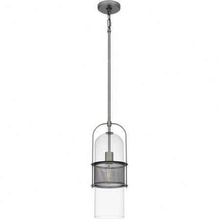 Quoizel Soffer 1-Light Antique Nickel Mini Pendant Light