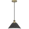 thumbnail image 1 of Quoizel Sparrow 12" Pendant Light in Antique Brass, 1 of 4