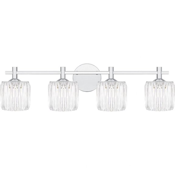 SPD8630C Quoizel Lighting Spade - 40W 4 LED Bath Vanity-7.75 Inch Tall and 29.75 Inch Wide-Polished Chrome Finish