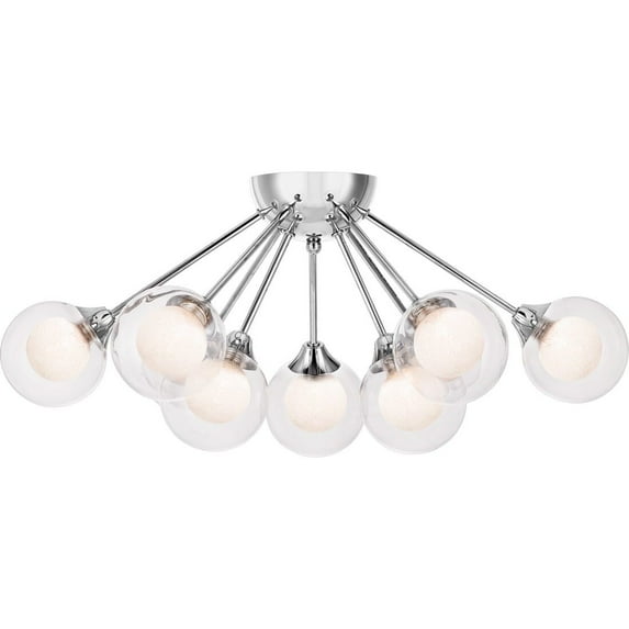 Quoizel Spellbound 9-Light 23" Ceiling Light in Polished Chrome