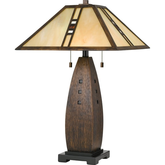 Quoizel-TF3341T- Lighting-Tiffany - 2 Light Table Lamp - 26.5 Inches high Sampled Finish with