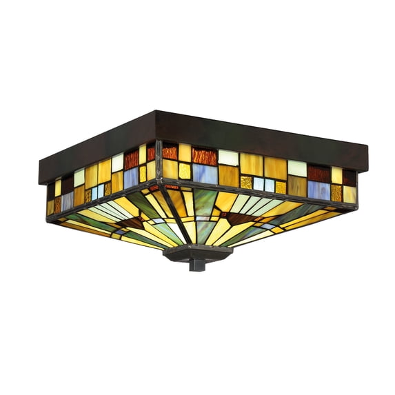 Inglenook 3-Light Valiant Bronze Flush Mount Light