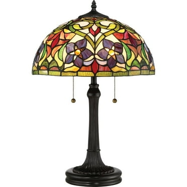 Quoizel TFVT6323VB Violets 23.5" 2-Light Table Lamp in Vintage Bronze