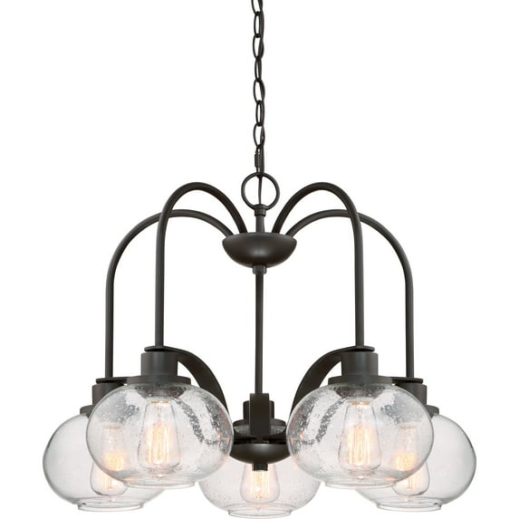 Quoizel TRG5105OZ 5-Light Trilogy Dinette Chandelier in Old Bronze