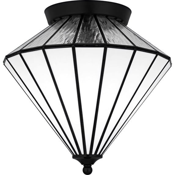 TF6812MBK Quoizel Lighting Liam - 3 Light Flush Mount-15 Inch Tall and 15.25 Inch Wide