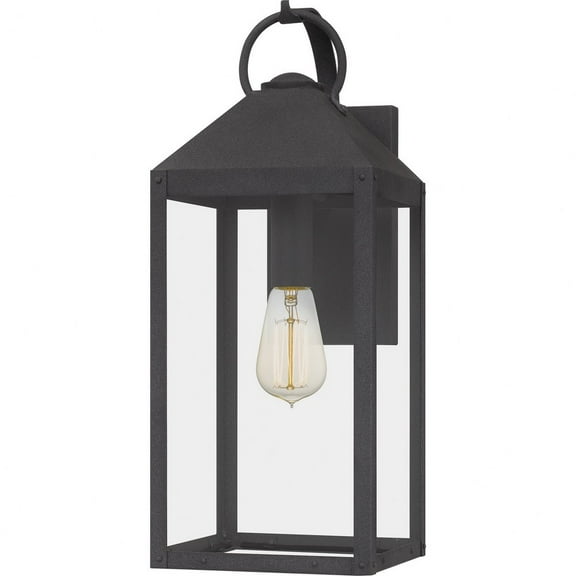 Quoizel Thorpe Outdoor Wall Lantern - Mottled Black