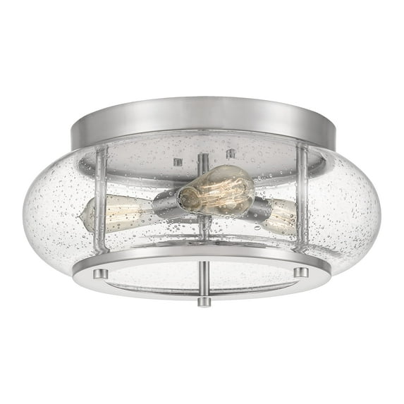 Quoizel Trilogy 3-Light 16" Ceiling Light in Brushed Nickel