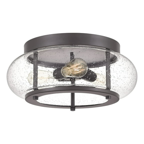 Quoizel Trilogy 3-Light 16" Ceiling Light in Old Bronze