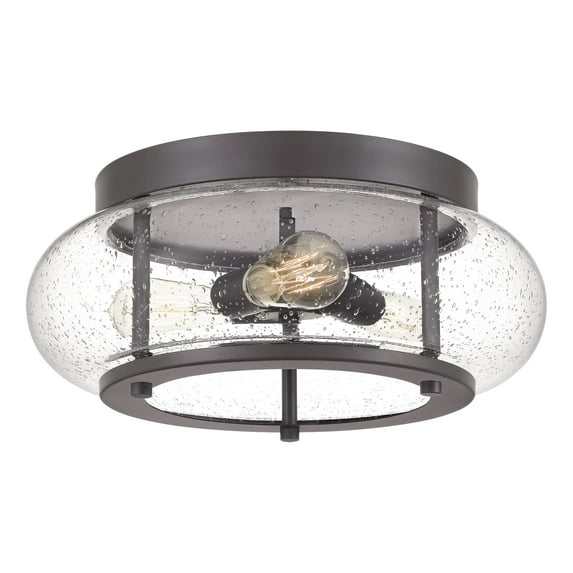 Quoizel Trilogy 3-Light 16" Ceiling Light in Old Bronze