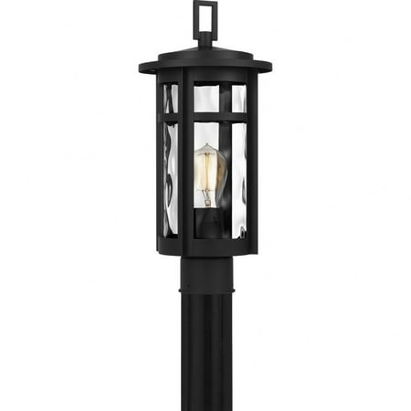 Quoizel Uma 1-LT Outdoor Post Lantern - Matte Black - UMA9008MBK