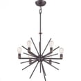 thumbnail image 1 of Quoizel Uptown Chandelier with 6 Lights in Western Bronze, 1 of 6