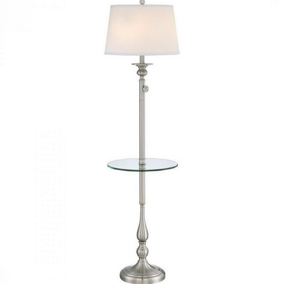 Quoizel Vivid Floor Lamp in Brushed Nickel