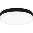 thumbnail image 1 of Quoizel Weldin Integrated LED Matte Black White Flush Mount - Matte Black White, 1 of 2