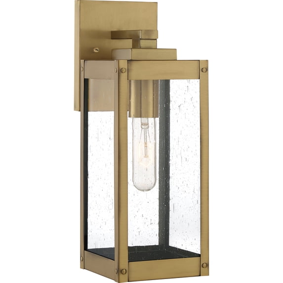 Westover 1-Light Antique Brass Outdoor Wall Lantern