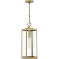 thumbnail image 1 of Quoizel Westover 7" Outdoor Hanging Light in Antique Brass, 1 of 2
