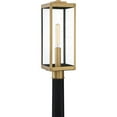 thumbnail image 1 of Quoizel Westover 7" Outdoor Post Light in Antique Brass, 1 of 2