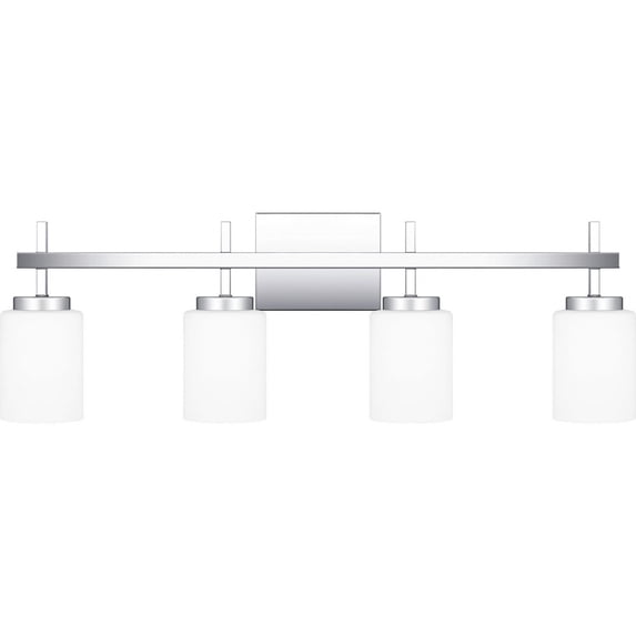 Quoizel Wilburn 4-Light Integrated LED Polished Chrome Vanity Light