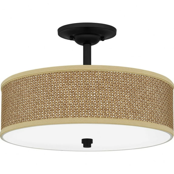 Quoizel Lighting - Three Light Semi-Flush Mount - Semi-Flush Mount - Zen - 3