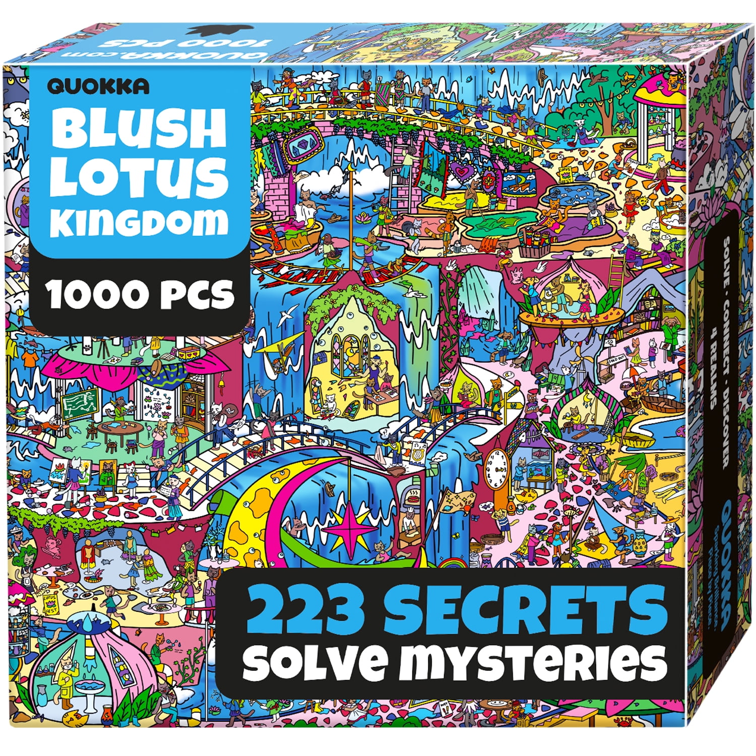 Quokka 1000 Piece Puzzle for Adults -  Adult Puzzles with 223 Hidden Secrets and Engaging Audio Story