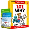 thumbnail image 1 of Quokka 101 WHY Card Games for Kids Ages 4-8 – Flash Cards for Kids with Simple Explanations & Fun Facts – Educational Games About Science, Nature, Space, Body Topics, 1 of 7