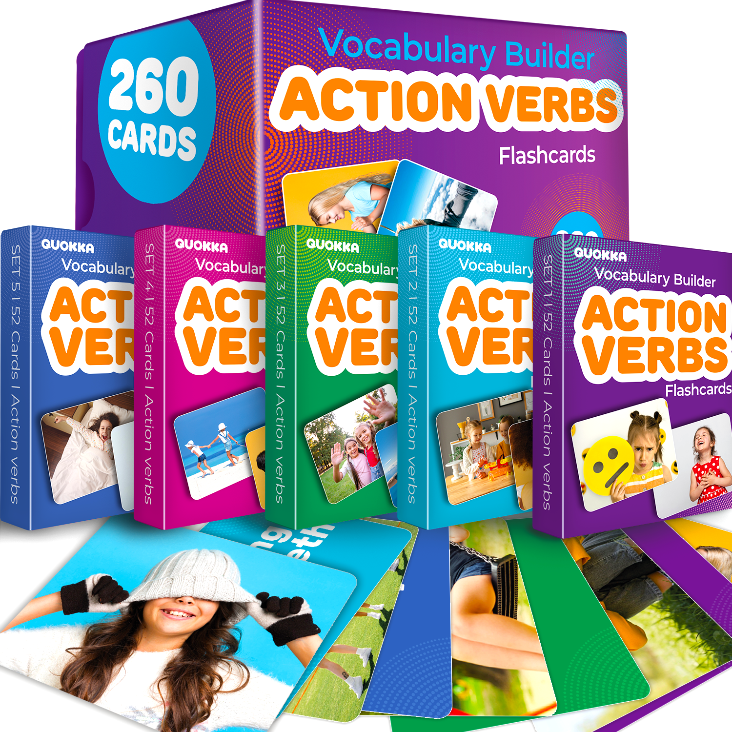 Action Verbs Flashcards For Kindergarten