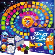 Quokka Board Game for Kids Ages 8-12 - Space Trivia Game for Kids - Learning Planets Moons Facts Educational Family Games