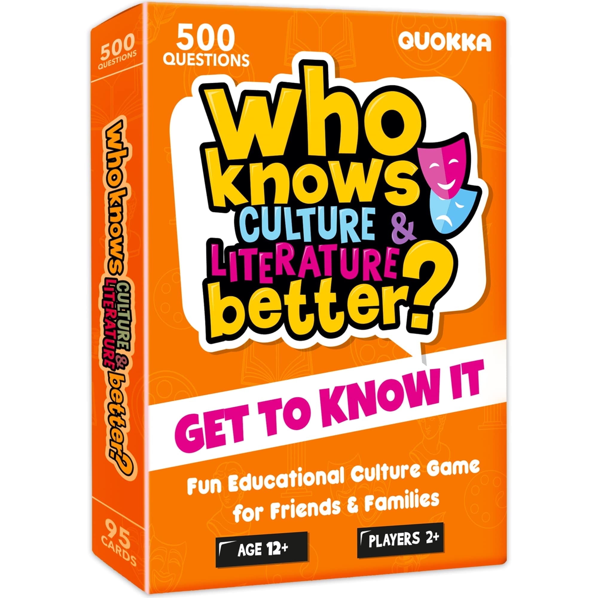 Quokka Card Game for Kids 8-12 - Who Knows Culture and Literature Better? Educational Card Game for Kids