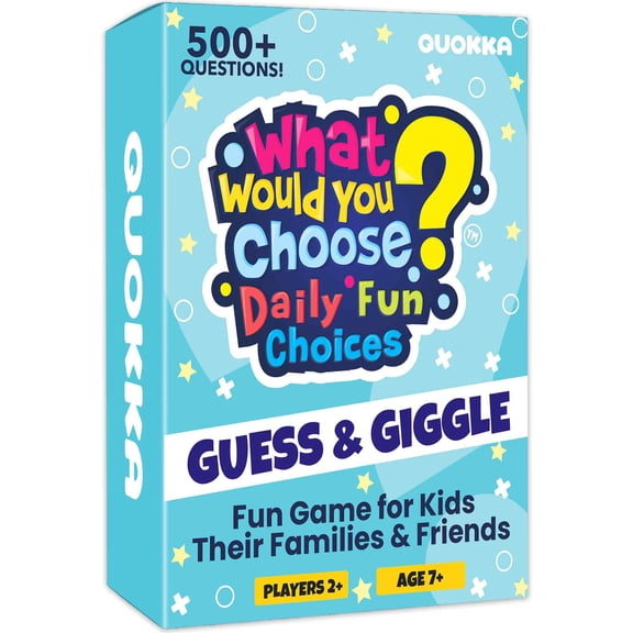 Quokka Card Game for Kids & Adults - What Would You Chose Game with Hilarious Icebreaker Questions - Fun Party & Family Board Game