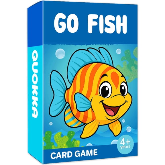 Quokka Card Game for Kids Ages 4–8 - Educational & Engaging Playing Cards for Kids - Go Fish Family Game
