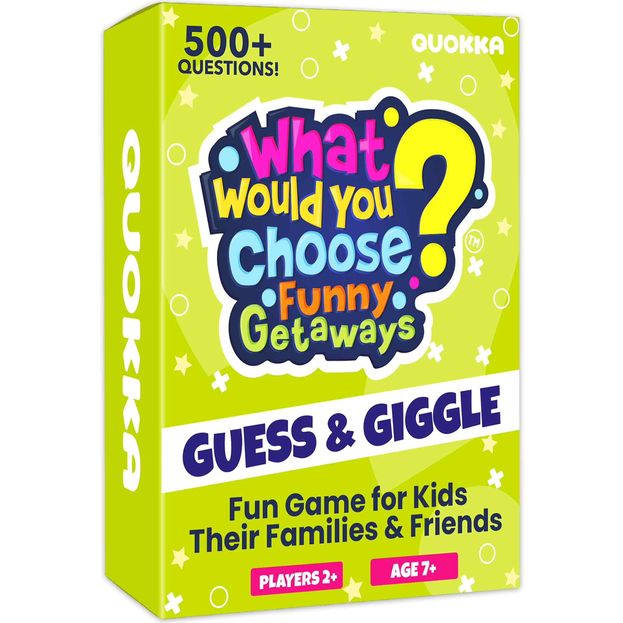 Quokka Card Game for Kids and Adults - What Would You Choose Challenge Funny Getaways Party Game - Hilarious Travel & Vacation Scenarios