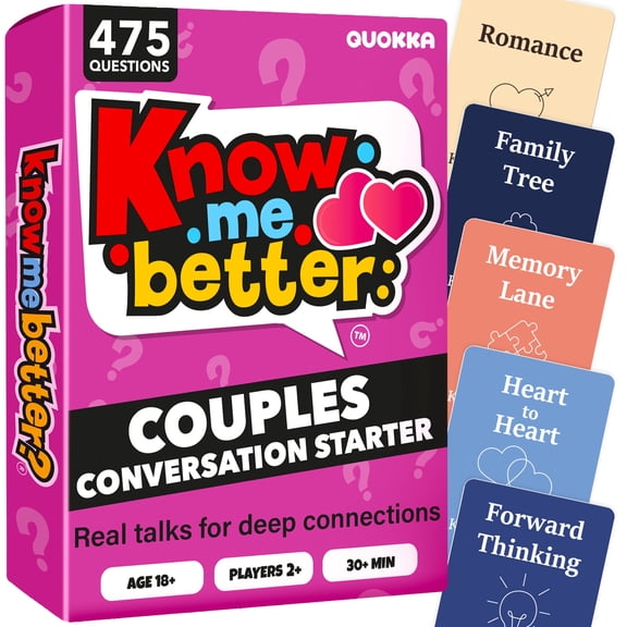 Quokka Card Games for Adults - Couples Game Know Me Better Questions - Date Night Cards for Husband & Wife