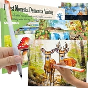 Quokka Dementia Activities for Seniors - Water Painting Alzheimers Products for Elderly - Activity Kits for Dementia Patients