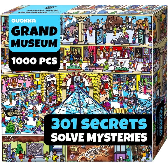 Quokka Jigsaw Puzzles for Adults 1000 Pieces - Grand Museum – 1000 Pieces Puzzles, Premium Box Packaging - Extra Fun Challenges