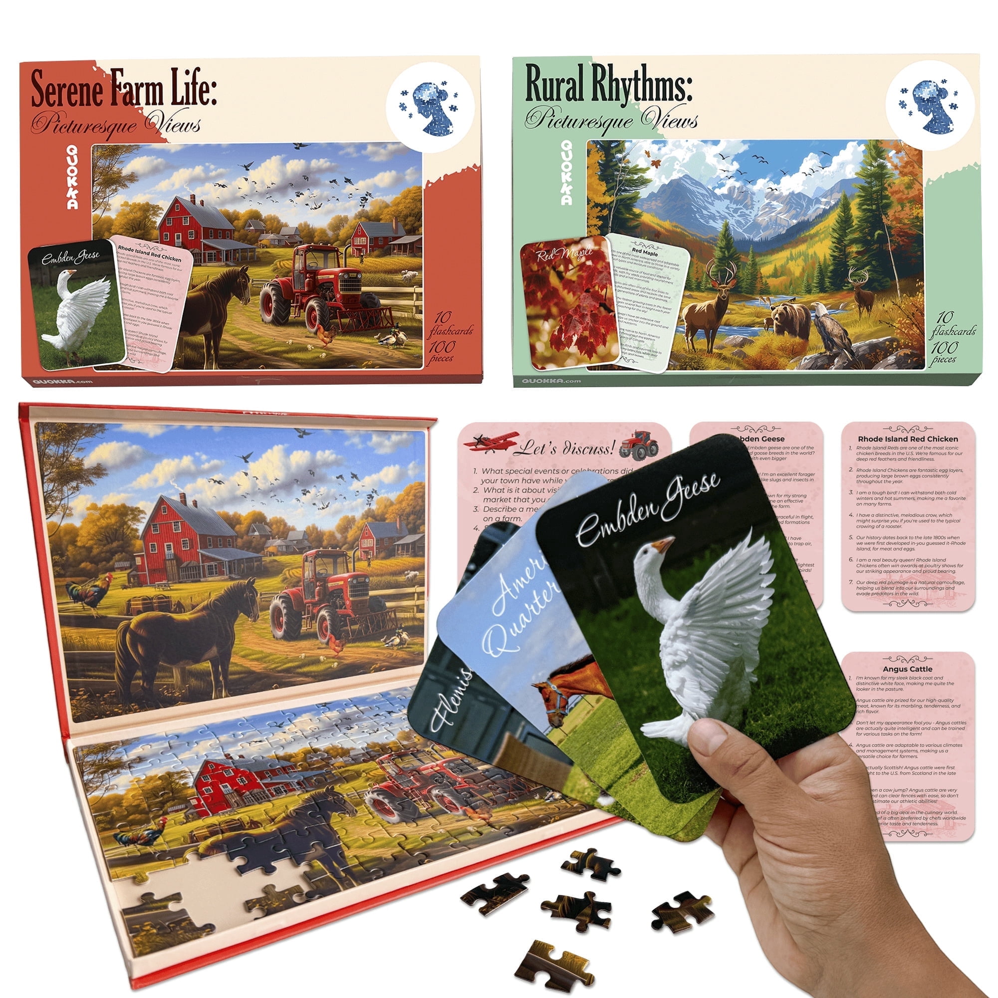 Quokka Large Piece puzzles for Seniors - Dementia & Alzheimers Products for Elderly Activities