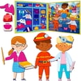 thumbnail interactive-video image 1 of Quokka Magnetic Dress-Up Dolls for Kids Ages 3 + - 35 Pieces Magnetic Play Set for Girls and Boys - Creative Magnetic Play Set for Home or Travel, 1 of 8