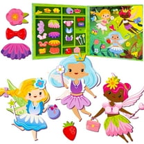 Quokka Magnetic Dress-Up Dolls for Kids Ages 3 - Fairytale Paper Dolls for Girls and Boys - 35 Magnetic Pieces Play Set for Home or Travel