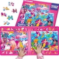 thumbnail image 1 of Quokka Magnetic Puzzle 2x60 Pcs Puzzles for Kids - Mermaids & Unicorns - Travel Friendly Board with Hidden Objects, 1 of 7