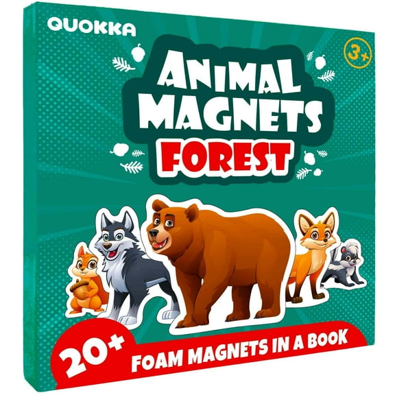 Quokka Magnetic Toddler Puzzles 2-4 Years - Activity Toys for Kids Ages 3-5 - Forest Animal Puzzles