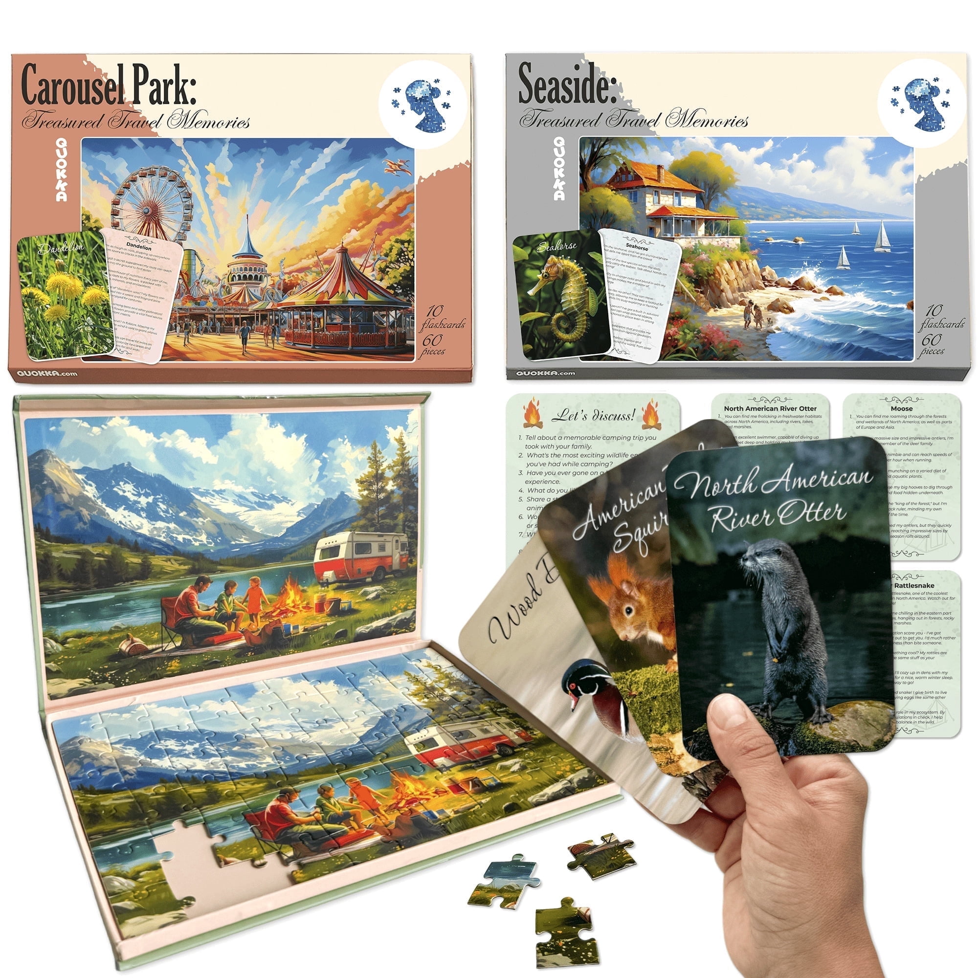 Quokka Puzzles for Dementia Patients - Memory Games for Seniors - Alzheimer's Toys for Elderly