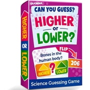 Quokka Science Board Games for Kids and Adults   Family Board Games for Family Game Night   Higher or Lower Trivia Cards