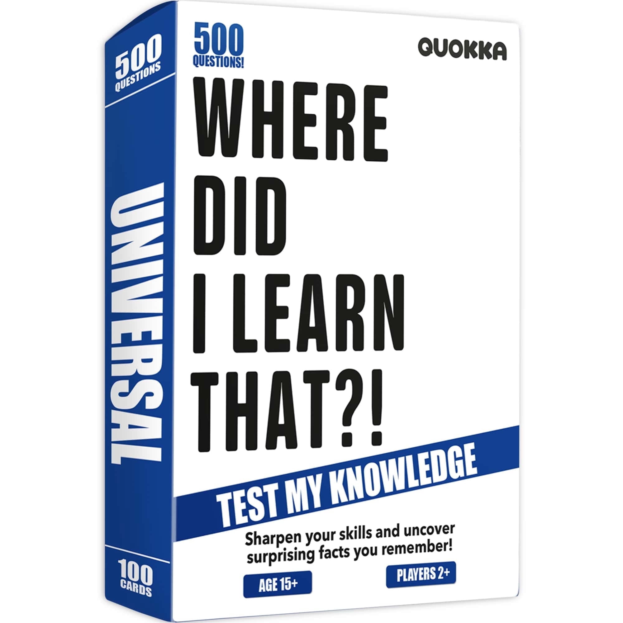 Quokka Trivia Card Games for Adults – Party Board Games for Family Night 500 Questions - 2+ Players
